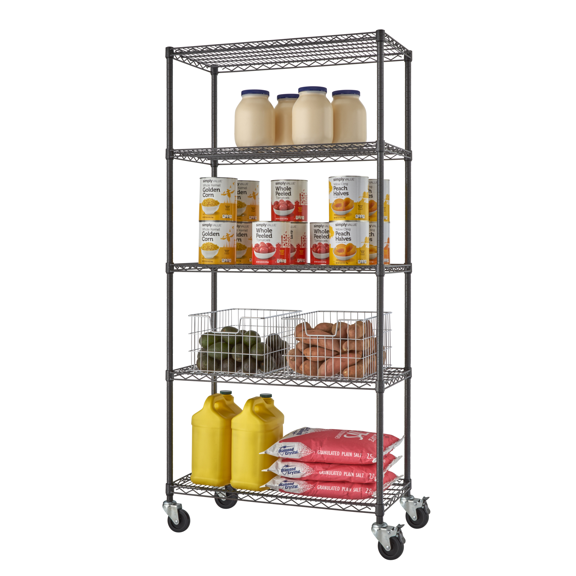 TRINITY 5Tier 36"x18"x72" Wire Shelving